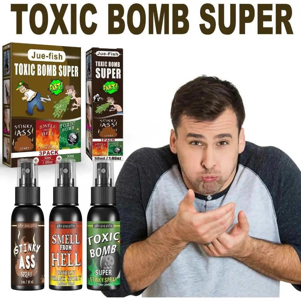 Lustiges Spielzeug, Stink-Furz-Spray, Streich-Sachen, extra stark, starkes Furzspray, Party-Gags & Tricks, hochkonzentriertes Parodie-Spray für Erwachsene