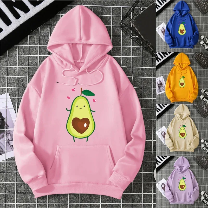 

Новая женская толстовка с капюшоном на зиму 2025 года, унисекс, в уличном стиле, с двумя карманами, свободный флисовый топ, большие размеры