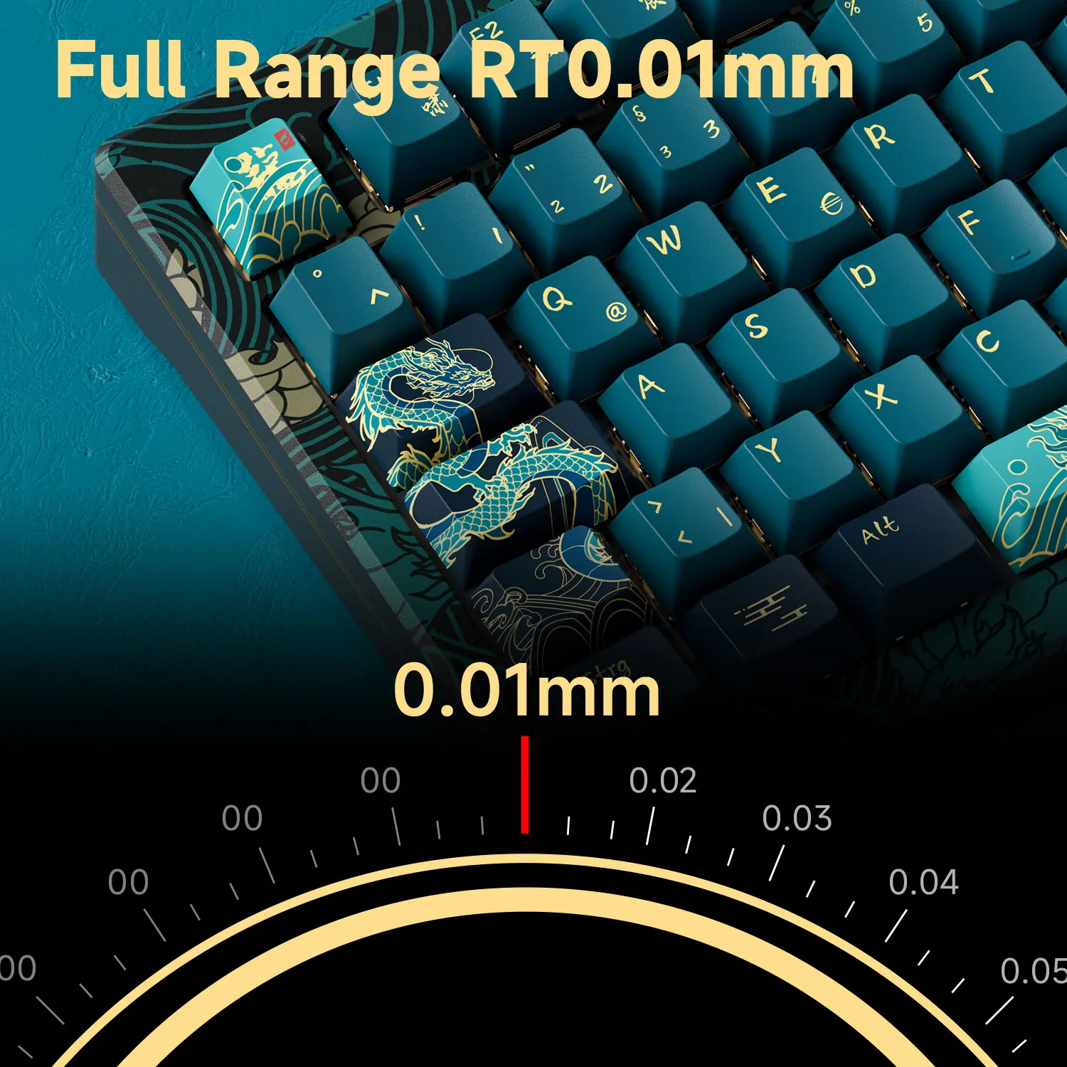 Akko MOD007 HE Year of Dragon Mechanical Keyboard RGB 75% Magnetic