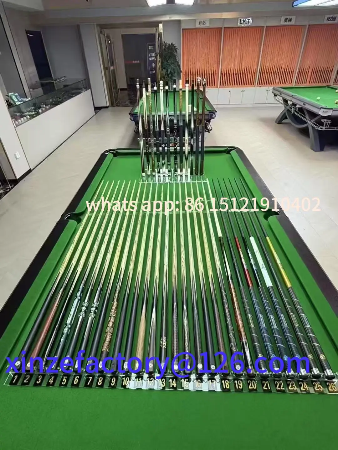 

Be suitable for billiard club live stream placement rack transparent customizable