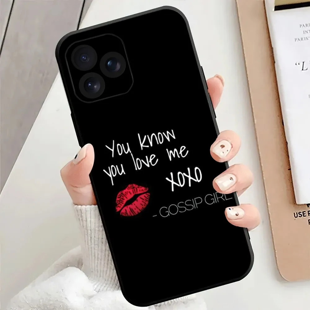 TV G-Gossip Girl XOXO Cool Phone Case For iPhone 8 15 11 Mini Xr XS 14 13 12 X Pro Max Plus Shell