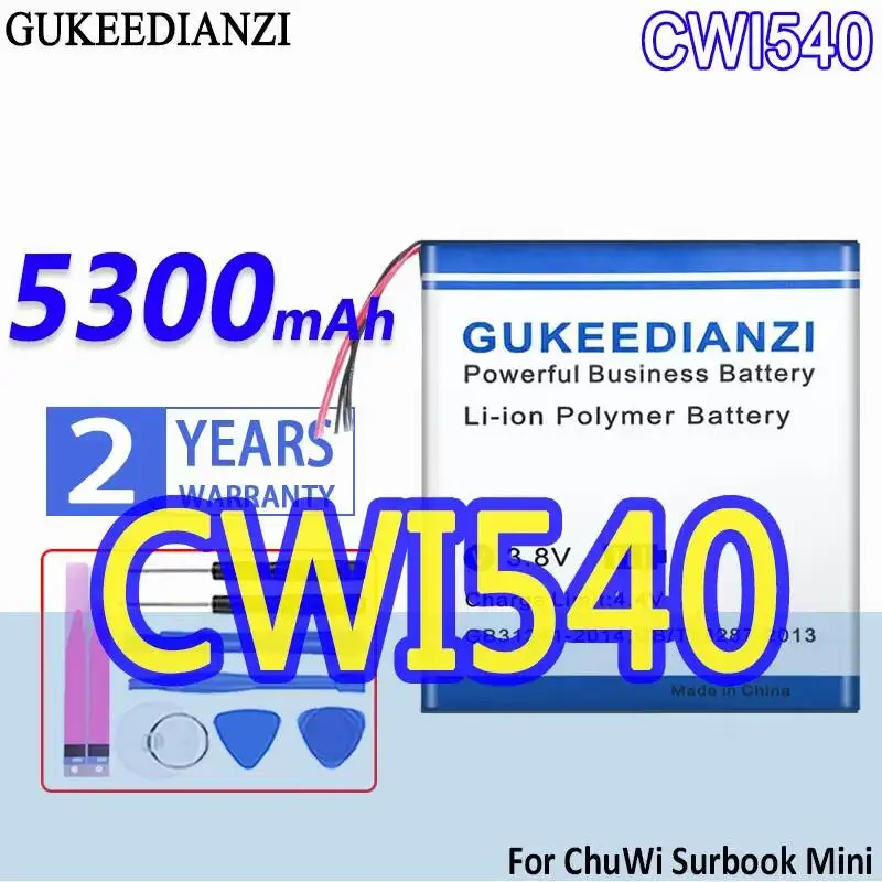 

5300mAh Tablet Battery For Chuwi Surbook Mini & CWI540 Tablet PC NV30140146-2S NV301401462S Good Low-Temperature Performance