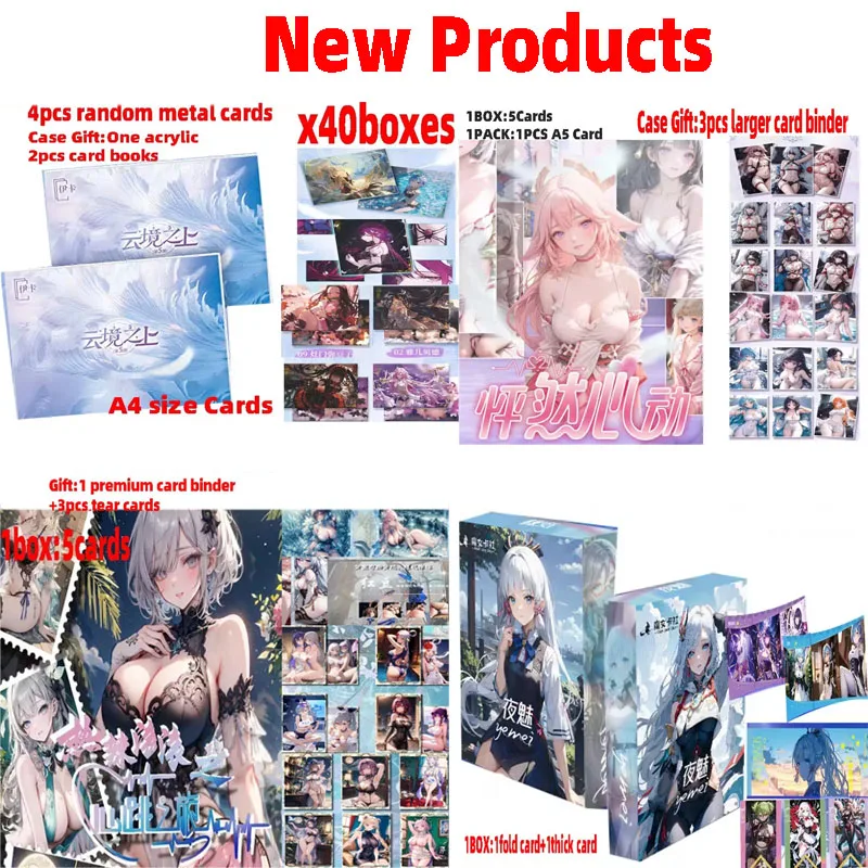 

2024 newest Goddess Story Cards Hot And Spicy 2 series Heartbeat journey Sexy Girl Waifu Booster Box Tcg And Hobbies Gift