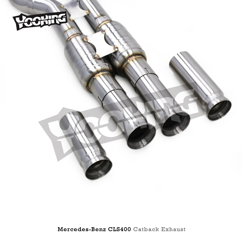 Factory Catback Exhaust For Mercedes-Benz CLS320/CLS400 C218 3.0T 2015-2017 Tuning Auto Engine Parts Valvetronic Exhaust System