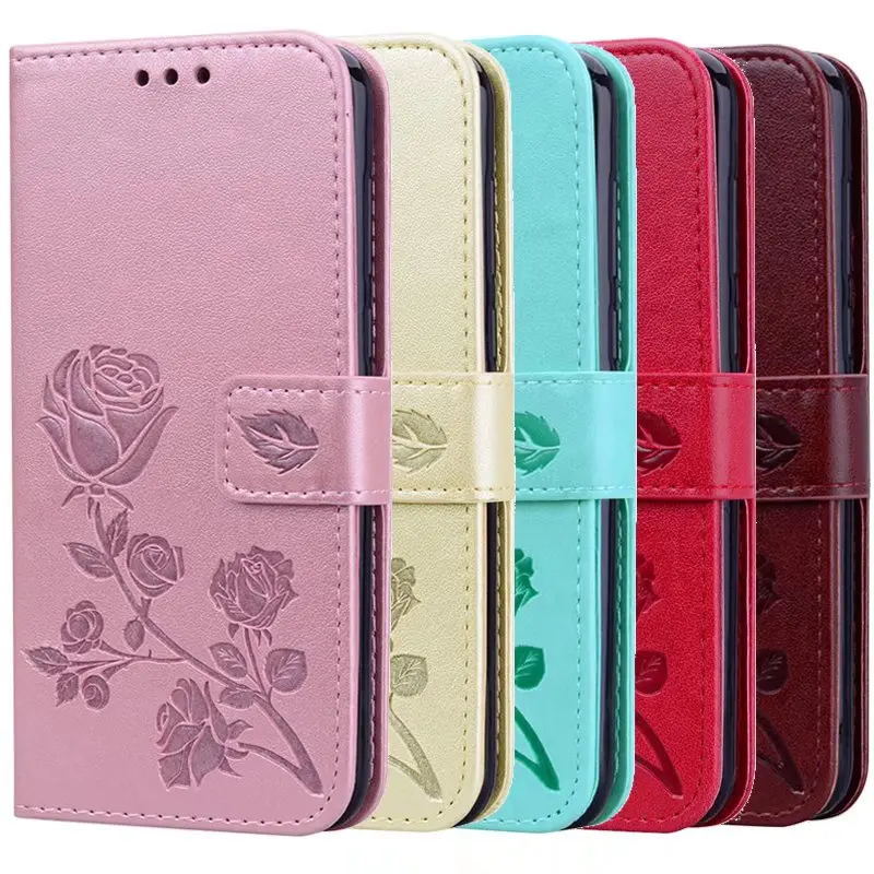 

Embossing Funda Rose Flip Phone Case for Xiaomi POCO C40 M4 5G 10T 11T 11 lite Redmi A1 plus NOTE 11S 4G Leather Cover