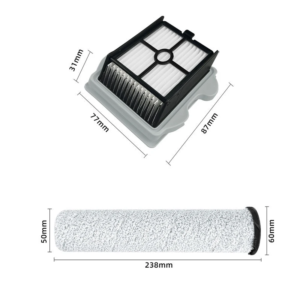 Kompatybilny z odkurzaczem Roborock A10 / A10 Ultra E Szczotka rolkowa Filtr Hepa Akcesoria Części zamienne