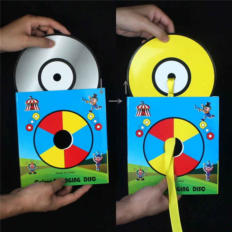 Color Changing Paper Bag Magic Tricks Magic Toys Professional Magic Games Change Bag