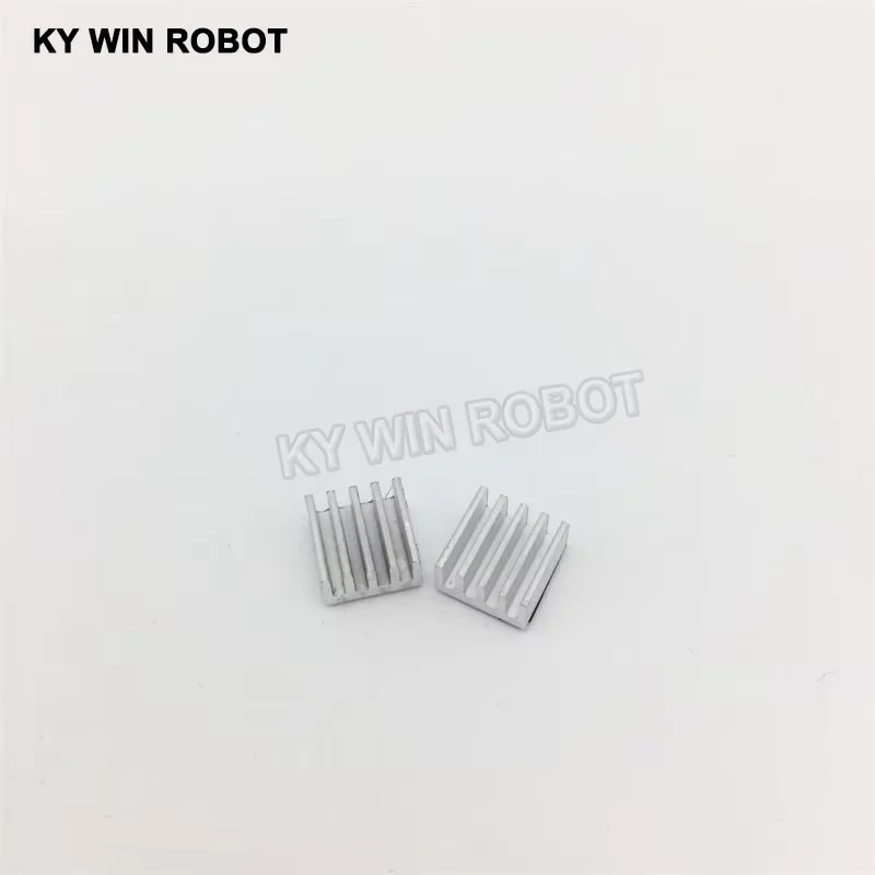 5 個ミニ粘着アルミラジエーターヒートシンク A4988 ヒートシンク 9 × 9 × 5 ミリメートルクーラー 3D プリンタステッピングモータードライバ VGA RAM LED IC