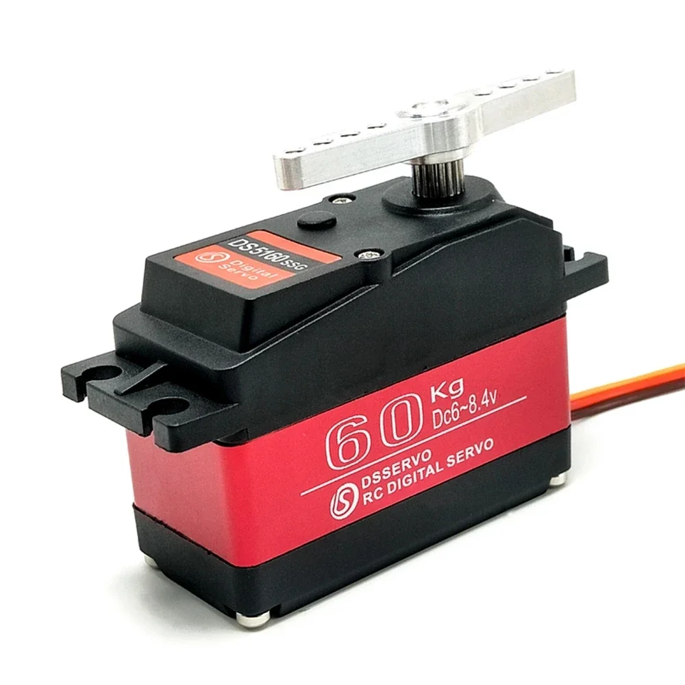 60 kg hohes Drehmoment DS5160 Baja Servo Digital Servo für 1/5 Redcat HPI Baja 5B SS RC Servo Auto kompatibel SAVOX-0236