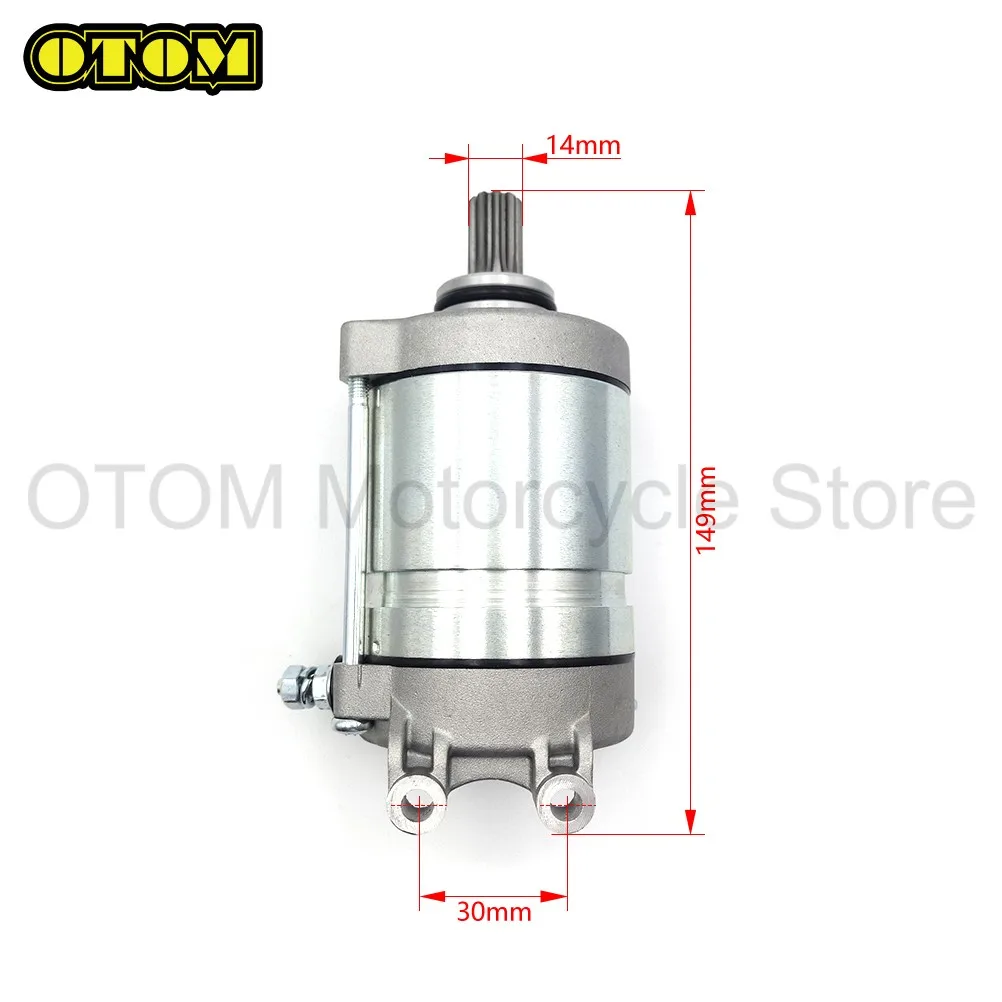 Motorcycle For ZONGSHEN ZS194MQ-2 NC450 Starter Motor 9T Electrical Start Engine KAYO KEWS K16 K23 GR8 ZUUMAV BSE HENGJIAN BRZ