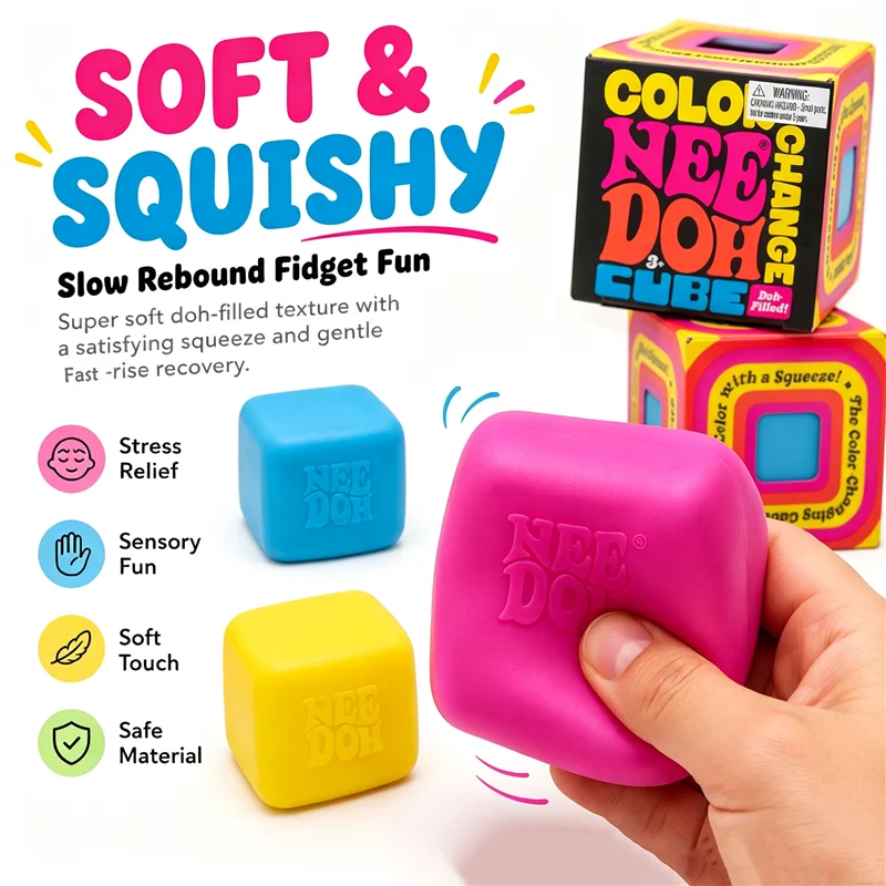 Schylling Needoh Dough Filled - Fidget Cube Original review and price