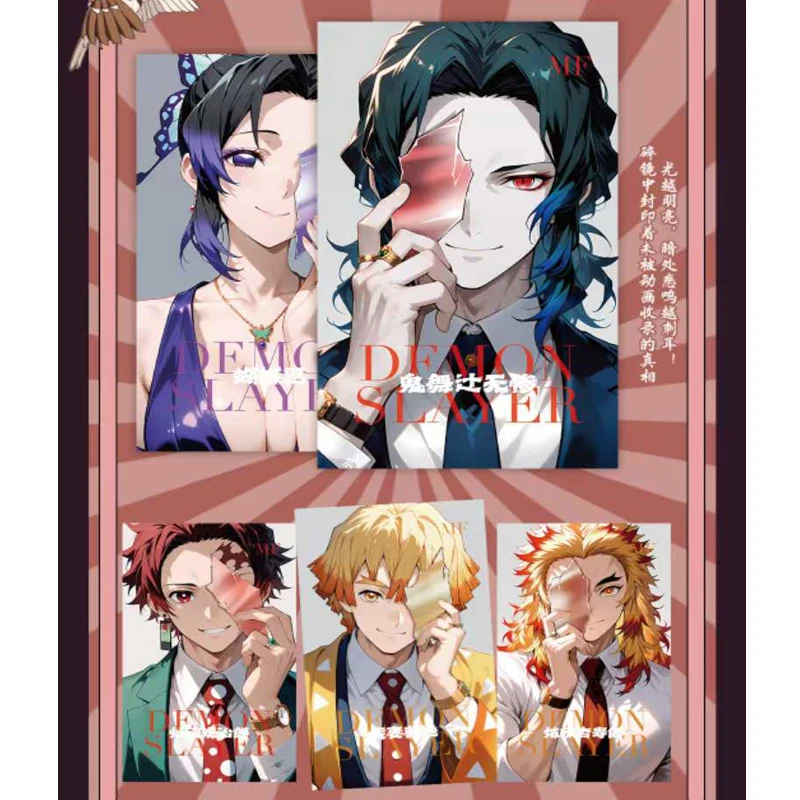 Hot Demon Slayer Collectiekaarten Booster Box Wave 2 Diverse proces Equisite Anime Speelbordkaarten Kid Gift