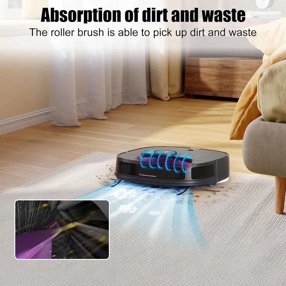 Untuk EUREKA J12 Ultra untuk Midea V12 sikat sisi utama Hepa Filter kain pel bagian pengganti kantung debu Accessories-A19G