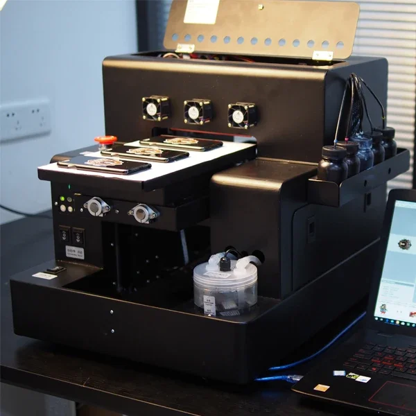 Auto UV Printer Flatbed & Bottle UV Printer A4 Size Printing Machine Commerical A3 Small UV Inkjet Printer Prices For Phone Case