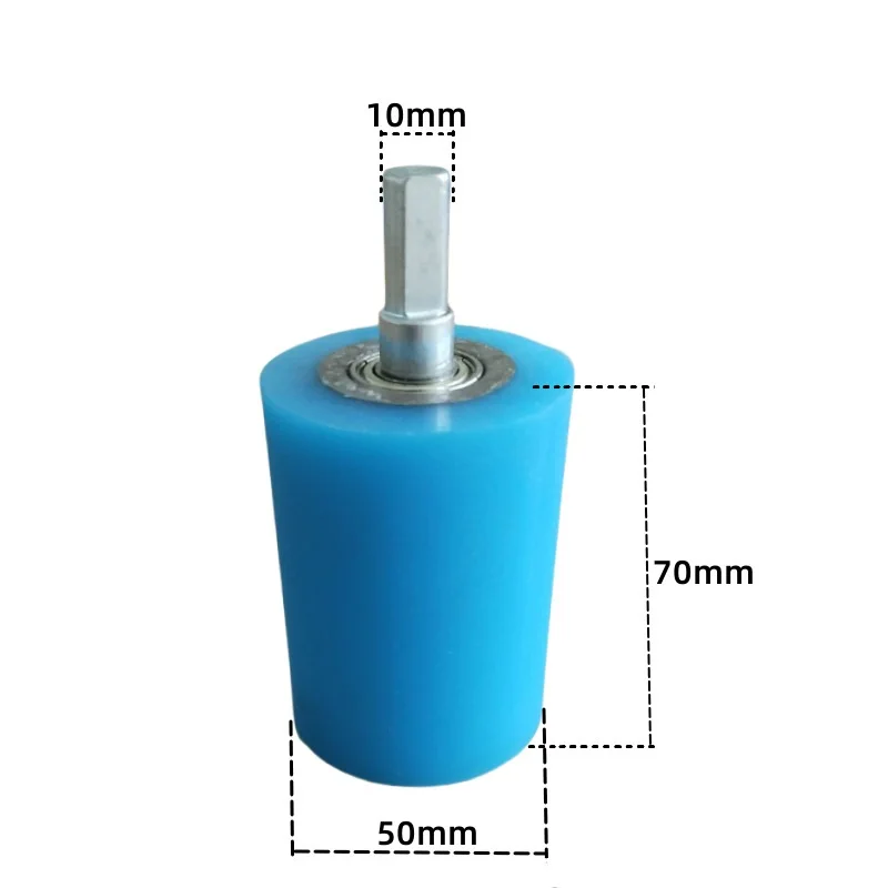 Silicone Pressure Wheel with Metal Core for Woodworking Wrapping Machines Ensures Long Life Under Friction Load