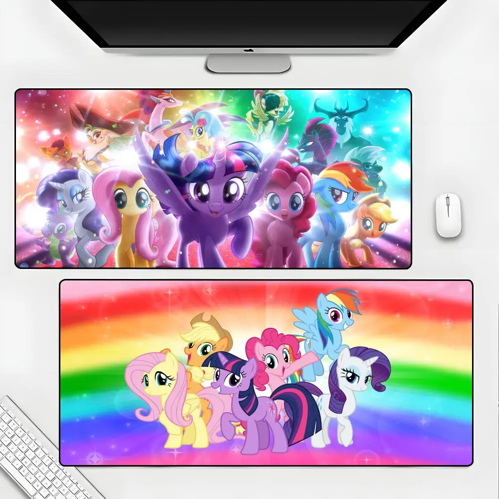 

My L-LittleS Cute P-PonyS Mouse Pad Rubber Mat Laptop Xxl Mousepad Notebook Gamer Computer Table Gaming Accessories