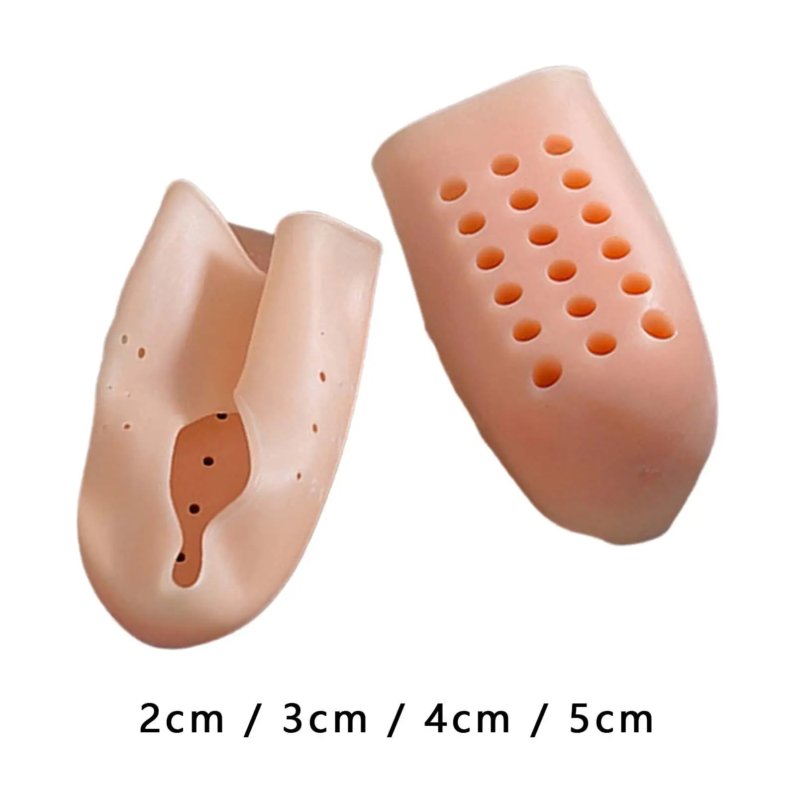 2Pcs Height Increase Gel Sleeves Soft Heel Cup Pads for Hiking Dancing Boots