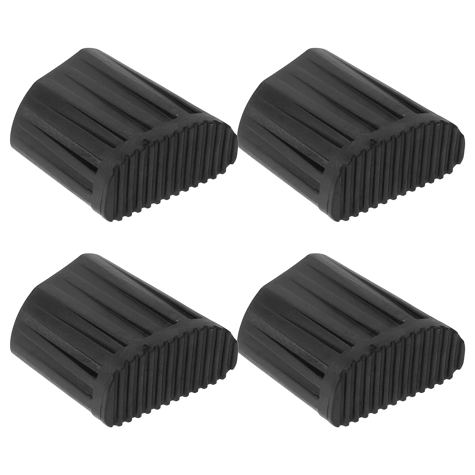 4Pcs Step Ladder Feet Replacement Non-Slip Rubber Covers Protect Floors Tiles Carpets Step Ladder Feet Replacement
