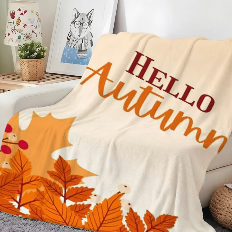 Bow Ghost Pumpkin Halloween Throw Blanket Guest Quarters Patio Soft Blanket Sunroom  Living Room Lounge Bedroom Den Presents