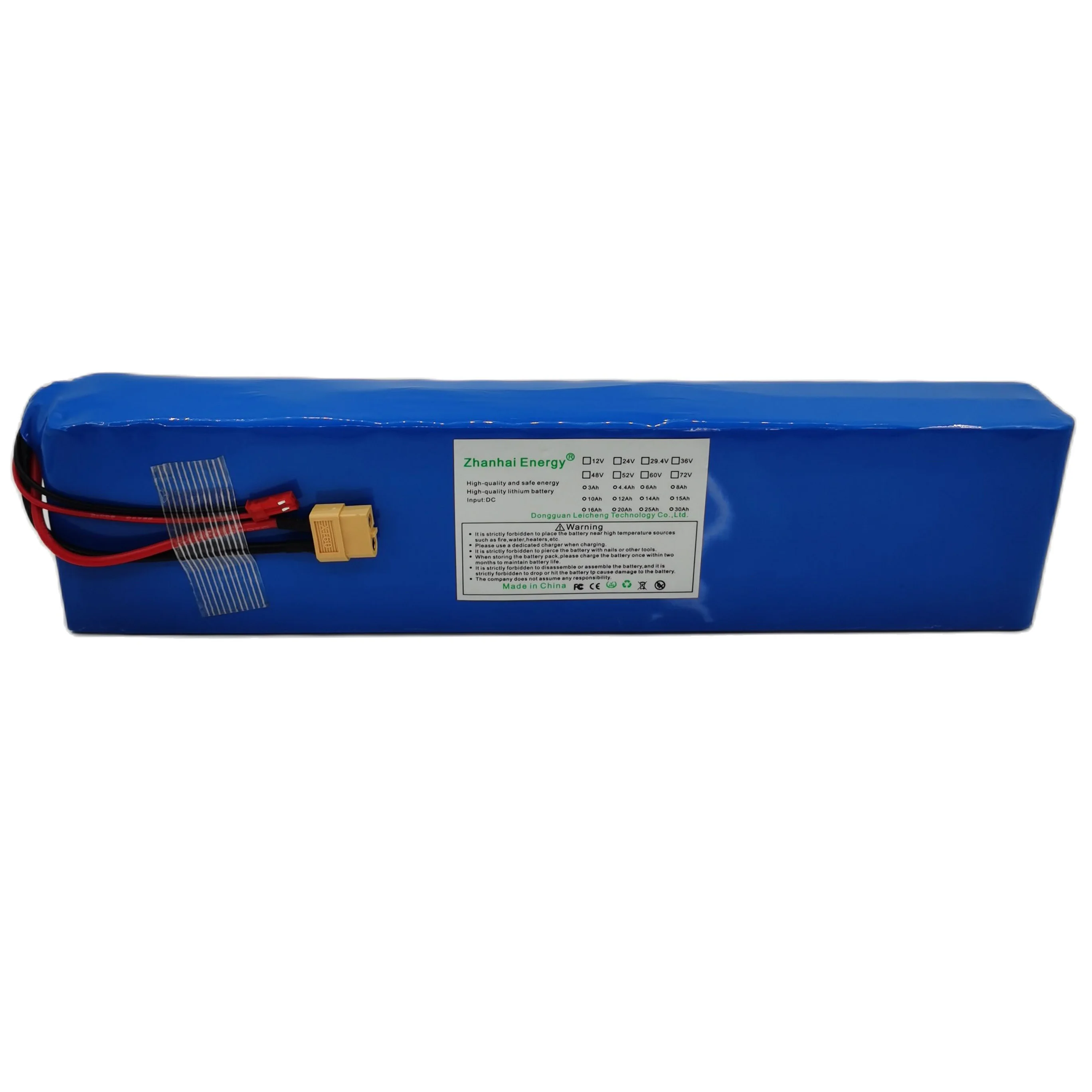 36V 8Ah 10Ah 18650 Li-ion Rechargeable Battery Pack 10S 3P For Electric Bike Scooters Below 500W New Customizable XT60 JST Plug