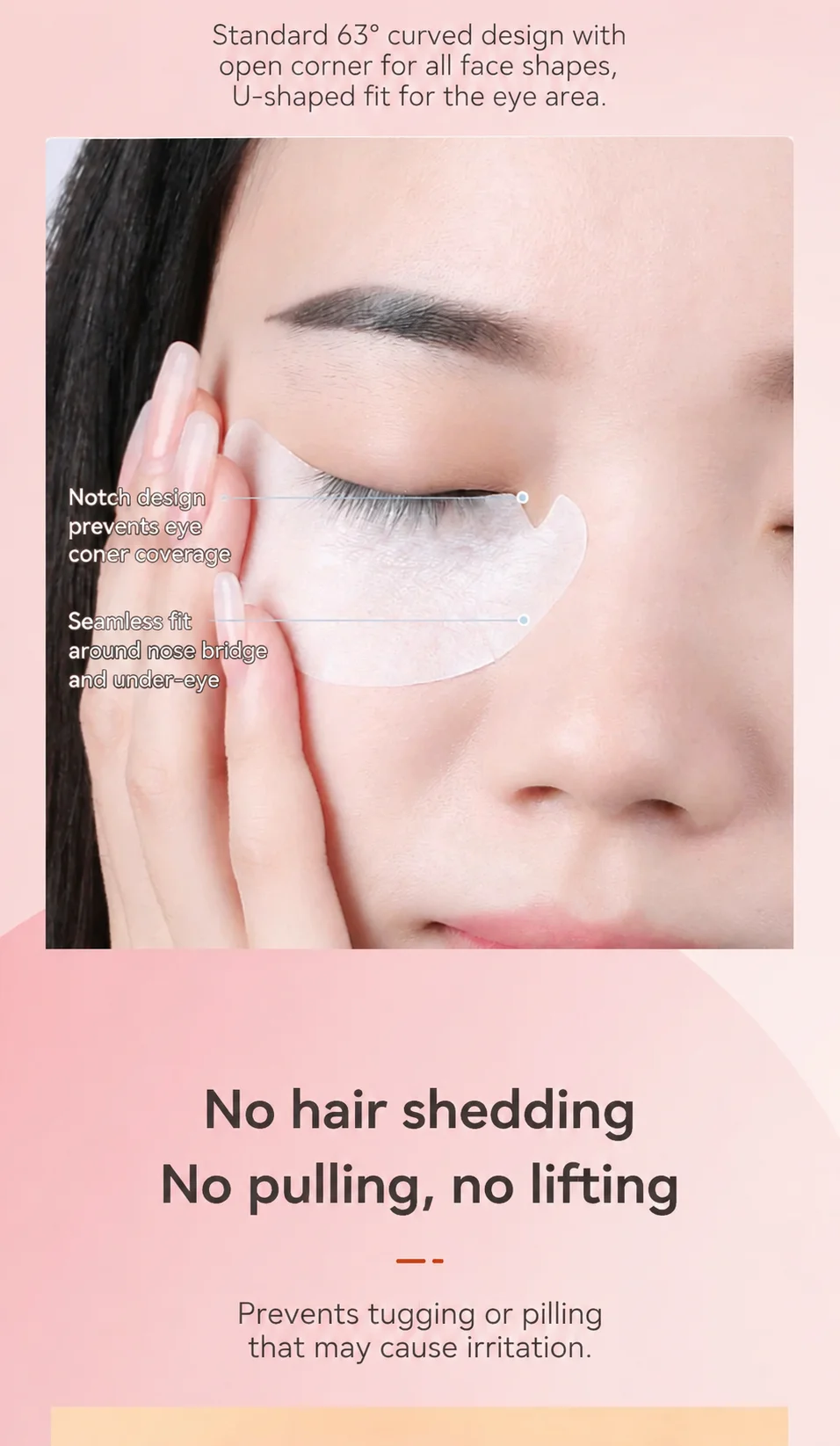 Disposable U-Shaped Hydrogel E - огляд і ціна Eyelash Extension London