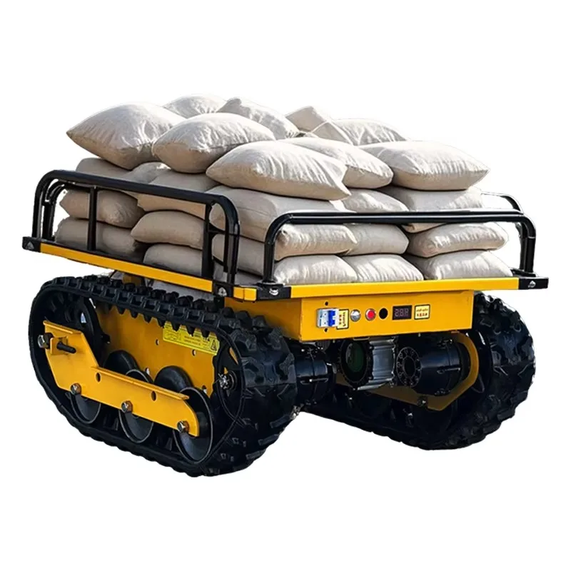 

Best-selling Small Agricultural Remote-Controlled Tracked Transport Vehicle With Brushless Motor Chassis Assembly