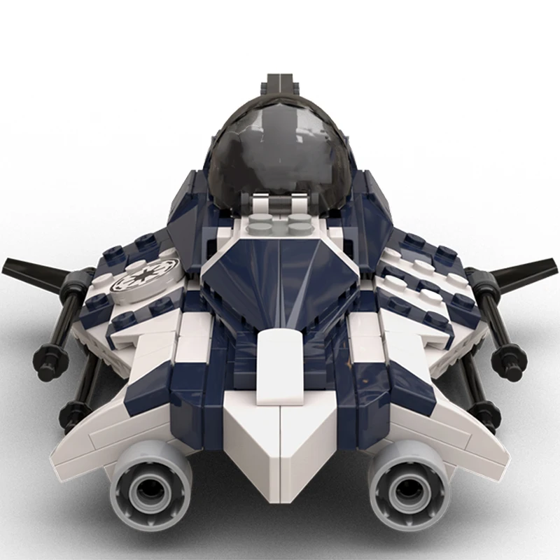 243PCS MOC-225957 Guerra spaziale L'angelo azzurro Building Block Modello tecnico Adulti Set di mattoni Regali creativi