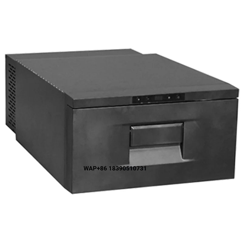 HWHongRV 30L 12V 24V DC Compressor Drawer Refrigerator Portable Car Fridge Freezer for RV Camper Van Truck Boat