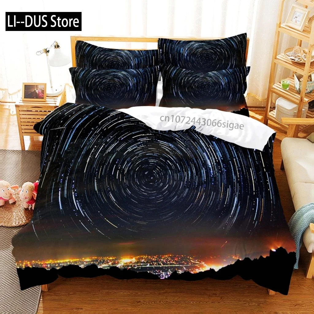 

Night View Bridge Bedding Set Duvet Cover Set 3d Bedding Digital Printing Queen Size Bedding Set Fashion Design