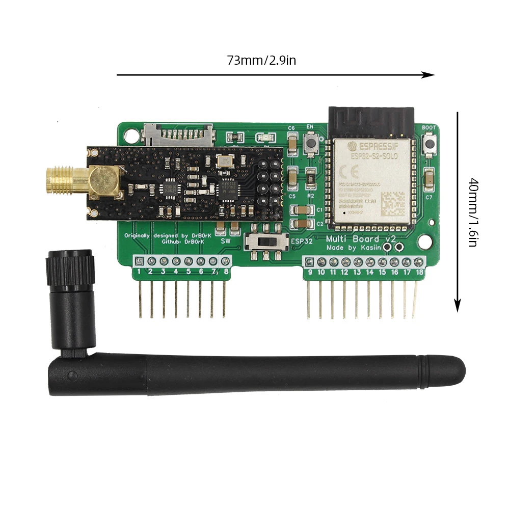 For Flipper Zero WiFi Multiboard NRF24+ESP32 Development Board Demo Board GPIO CC1101 Mouse Module For Flipper Zero Modification