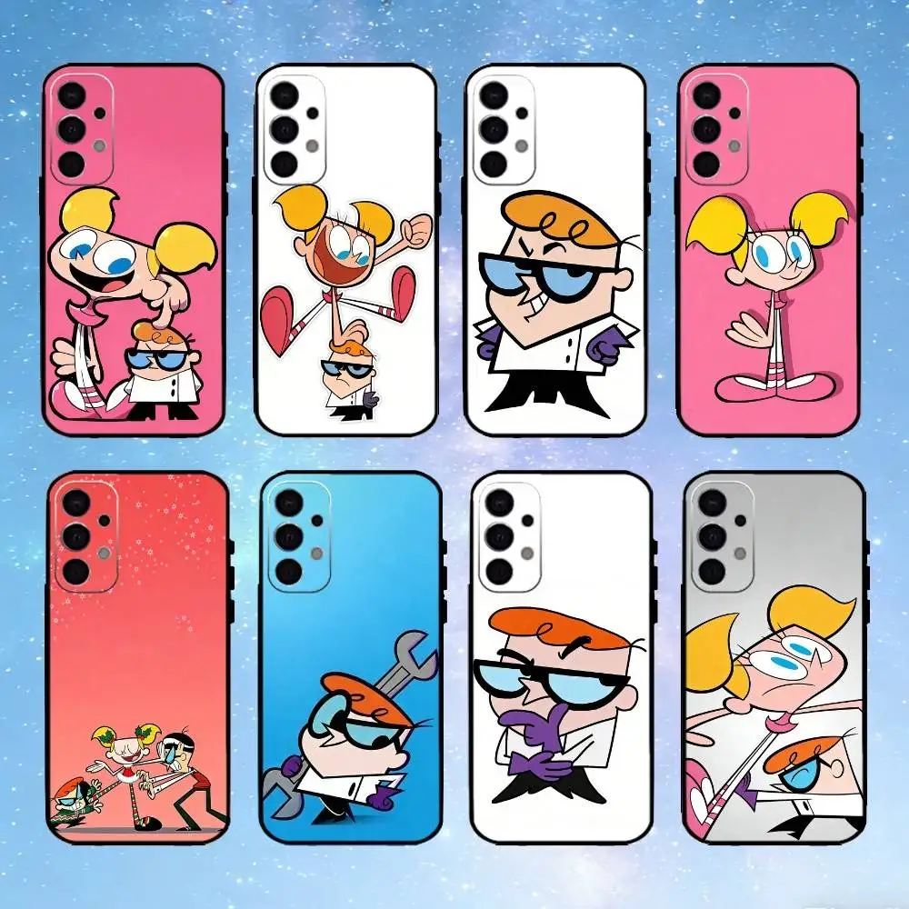 

Cartoon D-Dexters L-Laboratory Phone Case For Samsung S25,S24,S23,S22,S21,S20,Plus,Fe,Lite,Others Black Cover