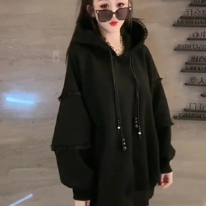 مقنعين لطيف هوديس Y2K امرأة الربط شخصية مقنعين مايكرو الحد الأدنى منقوشة السيدات زوجين سليم موهير الرسومات متعددة