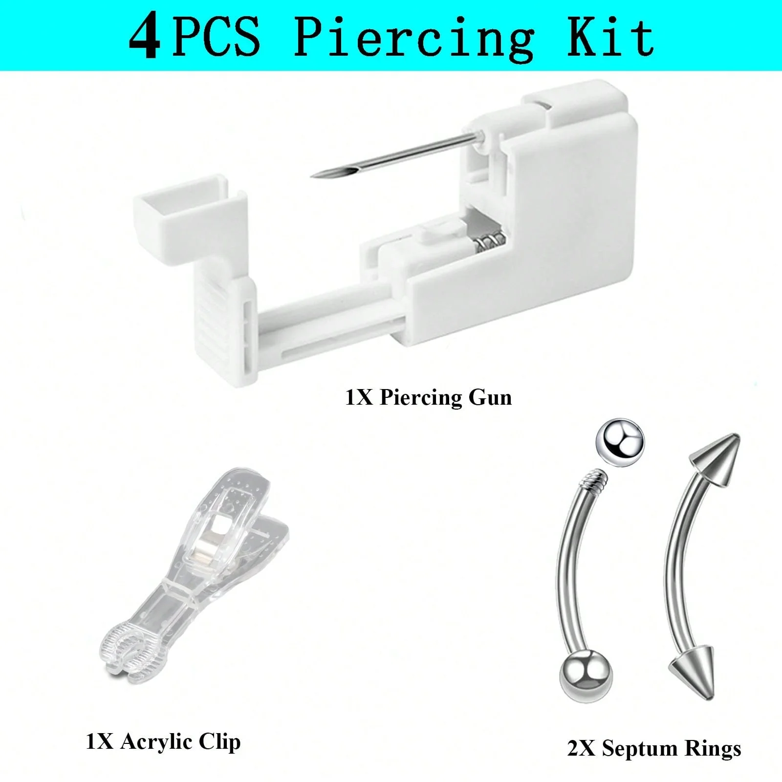 4 ชิ้น / ชุดชุดเจาะร่างกายมืออ - Jewelry Making Kit Professional บทวิจารณ์และราคา