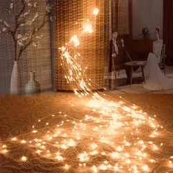 LED Features Creative Twig Copper Wire Tree Plug 12V Christmas Valentine's Day Wedding Plant Garden Room Decorative Lights