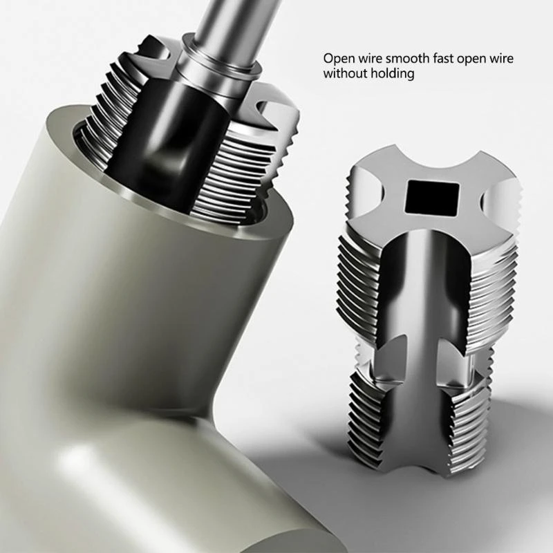 Alat Pembuat Benang PVC untuk Pipa Pipa Threader 1/2inch 3/4inch Bor Listrik