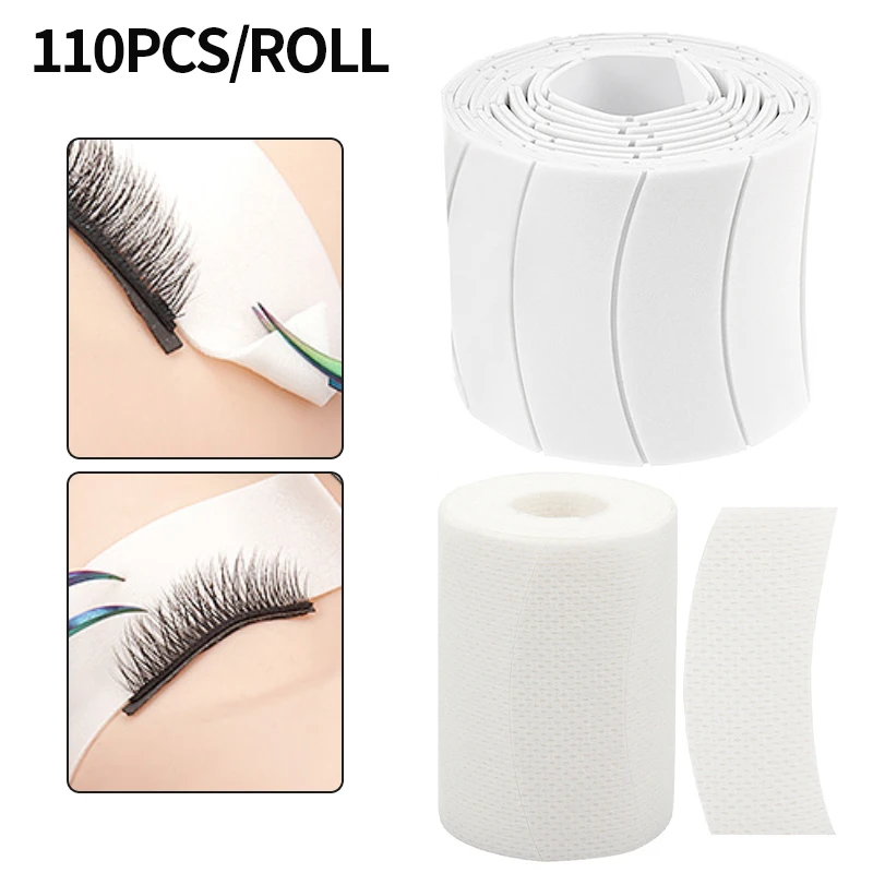 110 Pz/rotolo Micro Schiuma Cuscinetti Per Gli Occhi Nastri Estensione Delle Ciglia Accessori Per Il Trucco Forniture Lash Lifting Micro Schiuma Sotto Lash Tape Pad