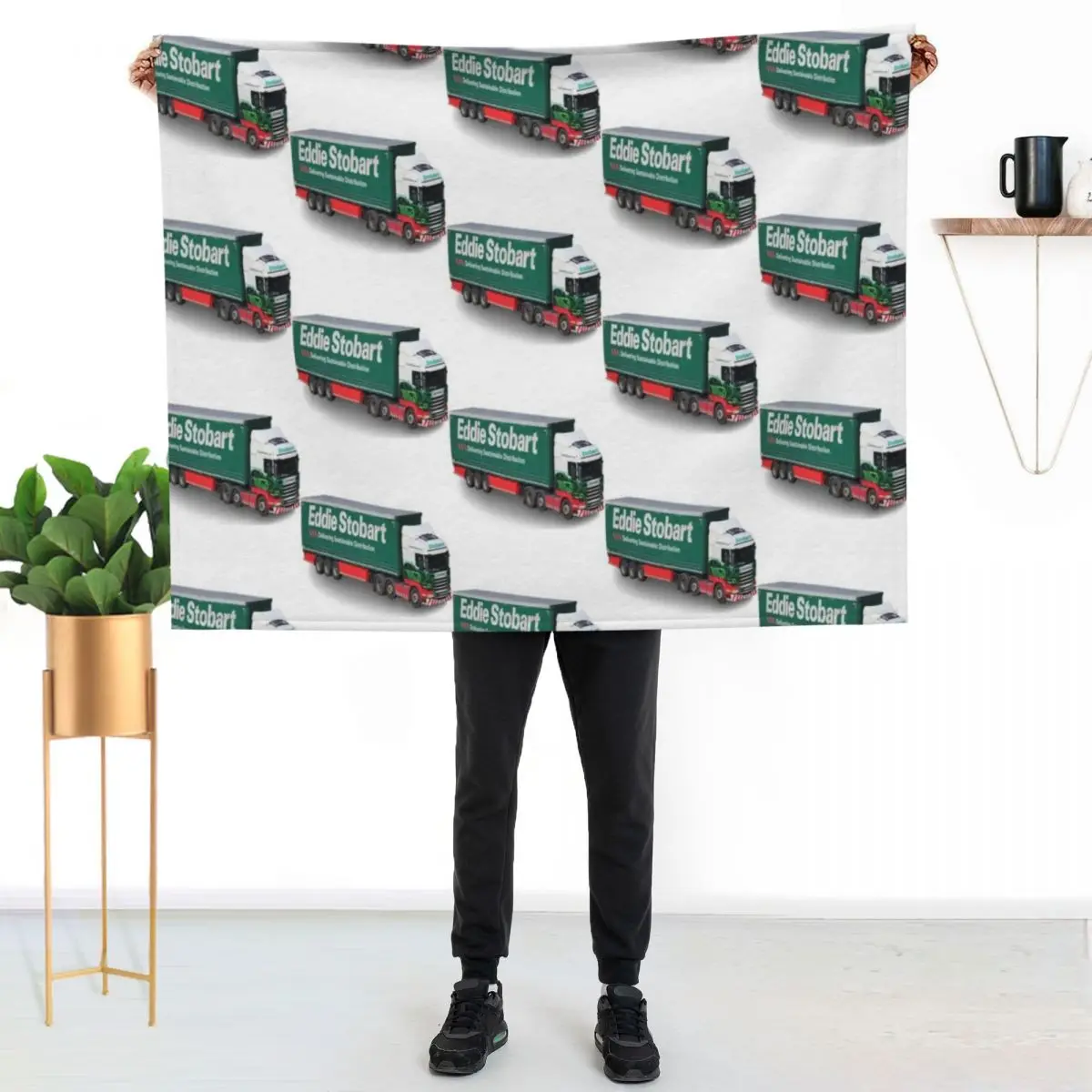 eddie stobart truck Throw Blanket Designers blankets and throws Hair For Baby Stuffeds Blankets