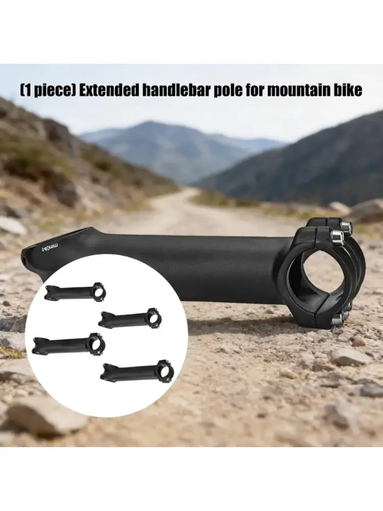 AliExpress NONE Ultralight Bike Stem Logoless 28mm 31.8mm 7050-T6 Aluminum 7° 17° 140mm 150mm MTB Road Bicycle Stem No Logo Matte Black