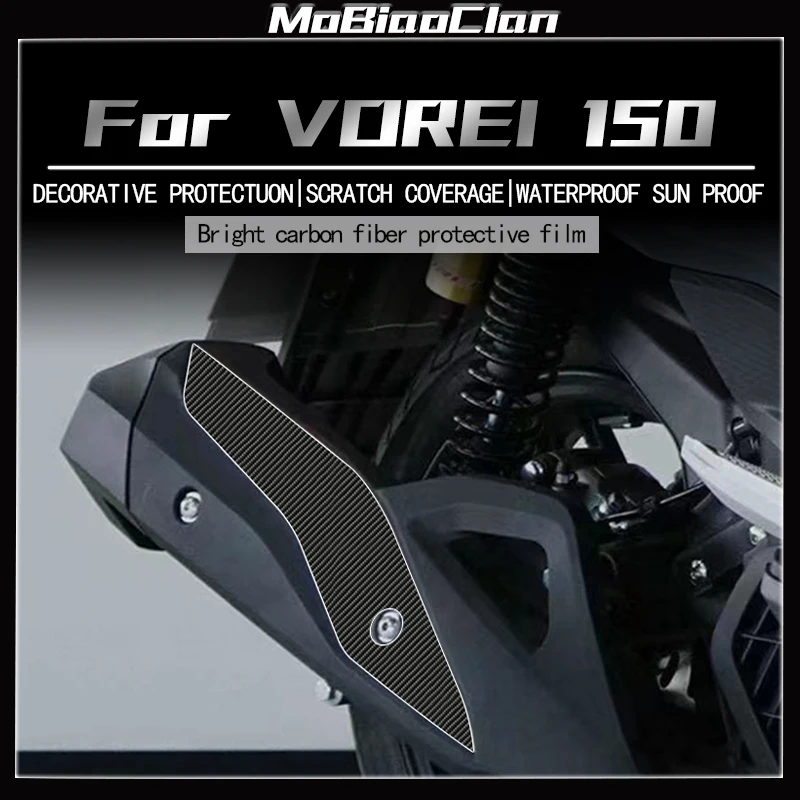 

For DAYANG VOREI 150 Motorcycle 6D Carbon Fiber Protective Film Decorative Scratch Resistant Sticker Modification Accessories