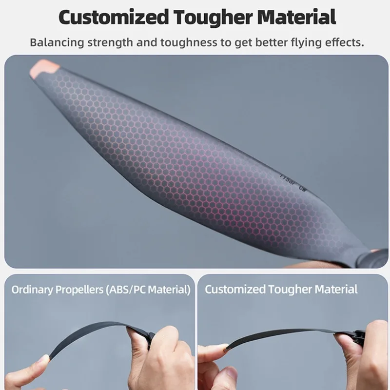 شفرة مراوح منخفضة الضوضاء لـ DJI Mavic 4 Pro شفرات سريعة الإصدار معززة بأجنحة صلبة ملحقات Mavic 4 Pro