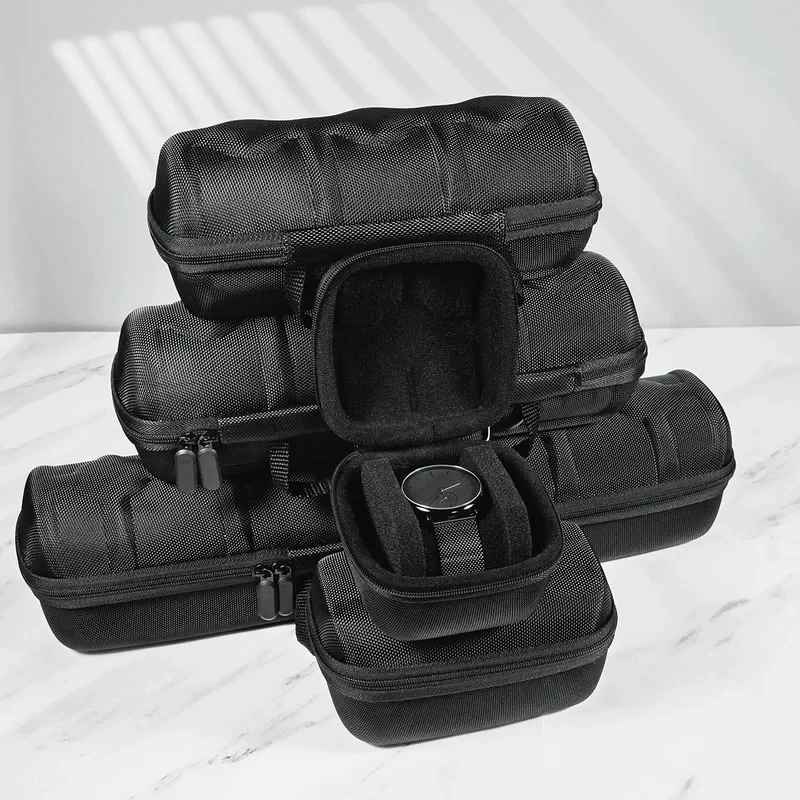 Watch Box Organizer Watch Travel Case Portable Storage Watch Display Holder for Wristwatches and Smart Watches Men Women Gift