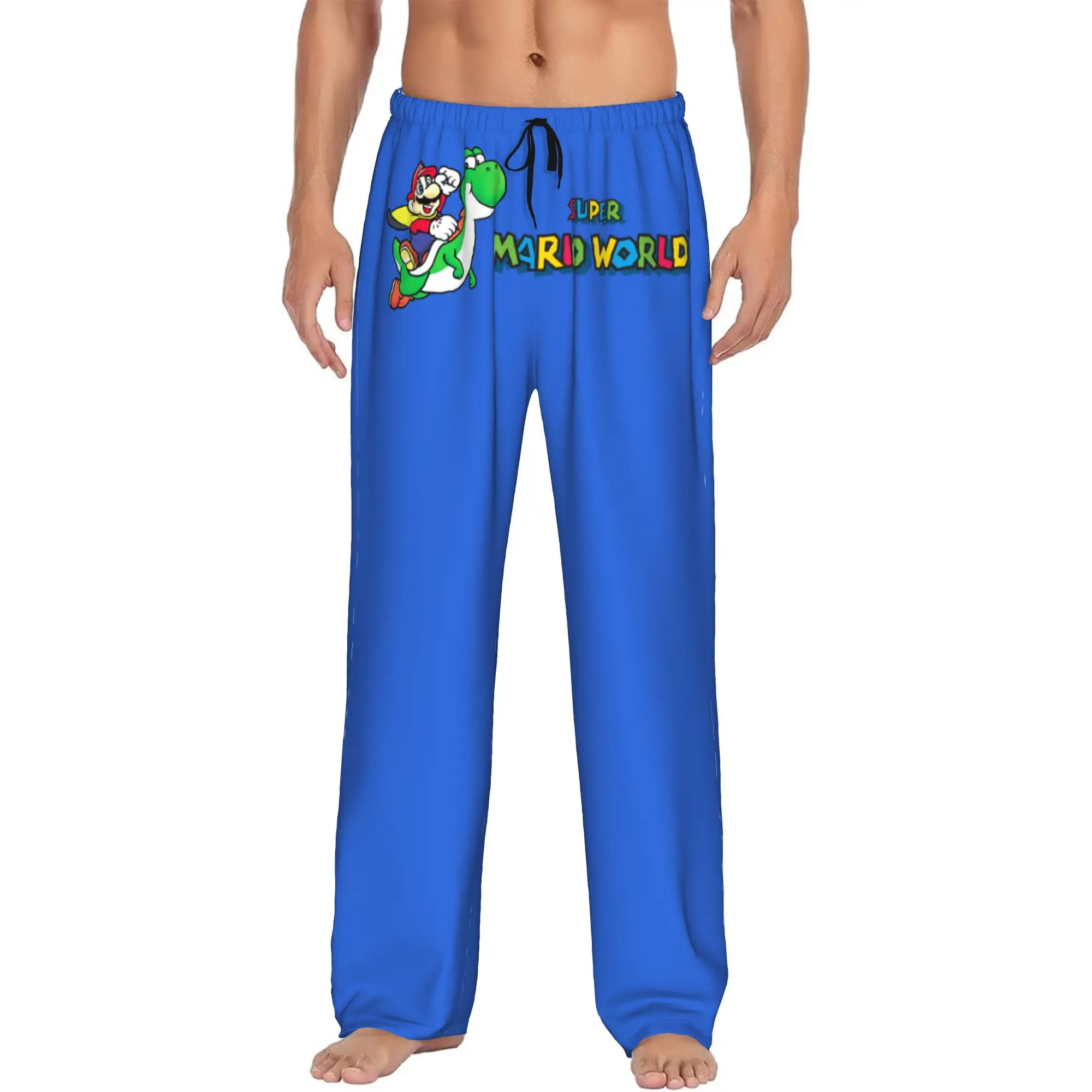 

Custom Print M-Marioes Video Game Brothers and Friends Pajama Pants for Men Sleep Sleepwear Bottoms with Pockets