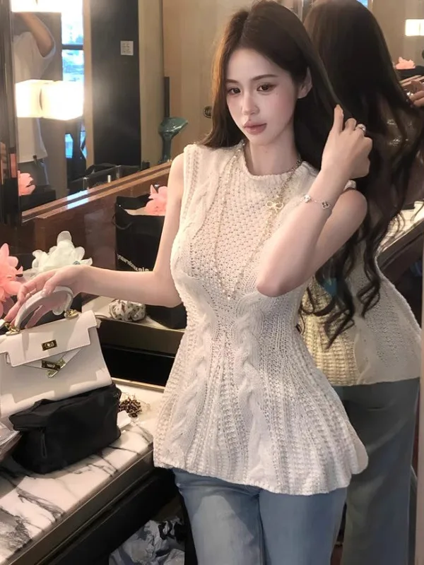 

Свитера, джемперы, пуловеры, женские пуловеры в европейском стиле, женские комплекты из двух предметов BF Y2K, деловые встречи, геометрические, современные, простые, осенние, теплые