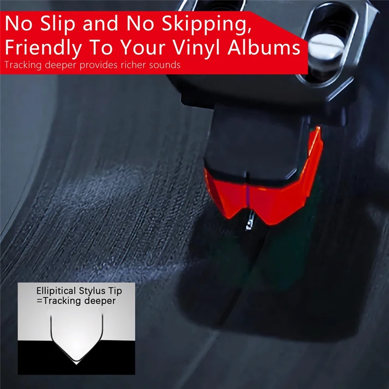 Wymiana igły do gramofonu eliptycznego AT-VMN95E, diamentowa igła do gramofonu Audio-Technica AT-LP120X-A82Z — zdjęcie produktu 4