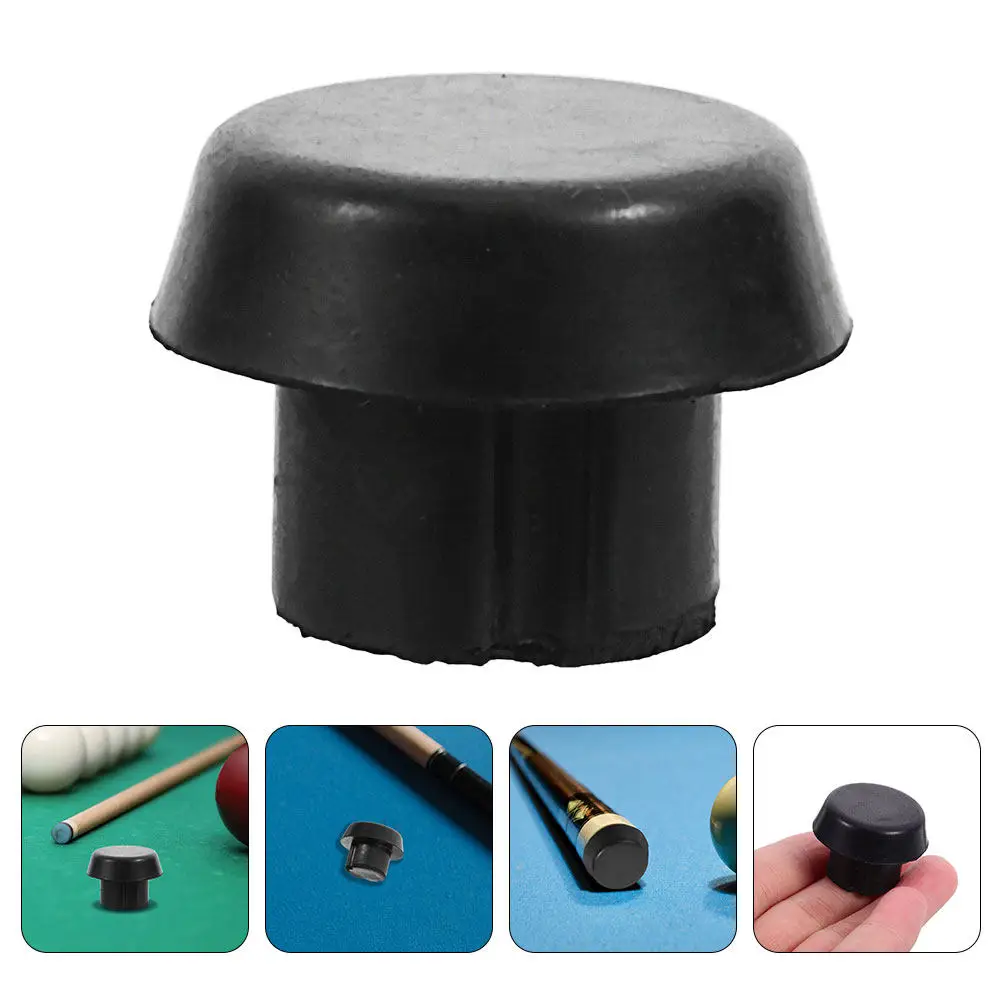 

2Pcs Billiard Cue Back Plug Replacement Part Easy Install Pool Cue End Cap Repairing Handle Extender Stopper