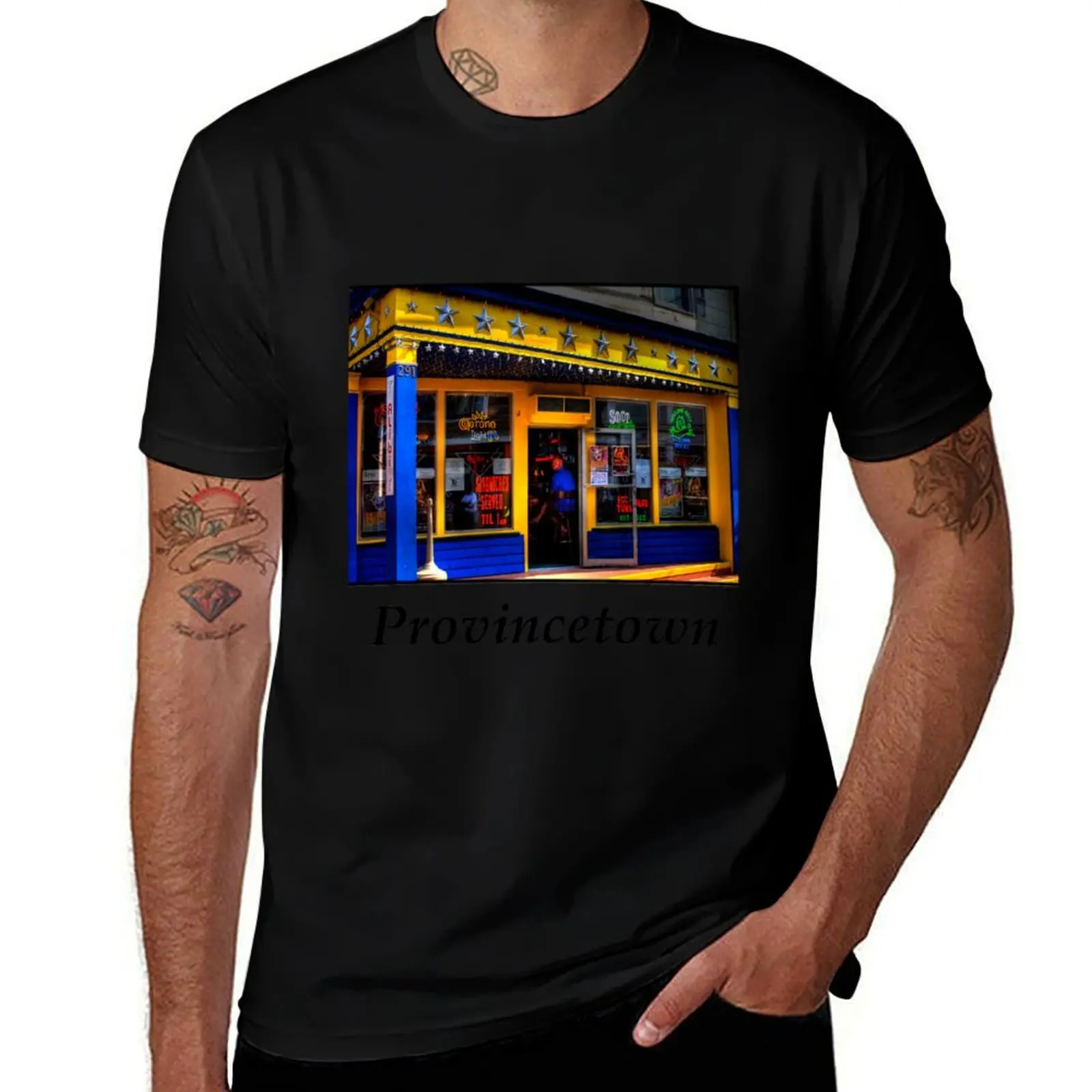 Provincetown Star Bar - The Albi (Steve's) T-Shirt blacks tops graphic t shirt vintage mens white t shirts