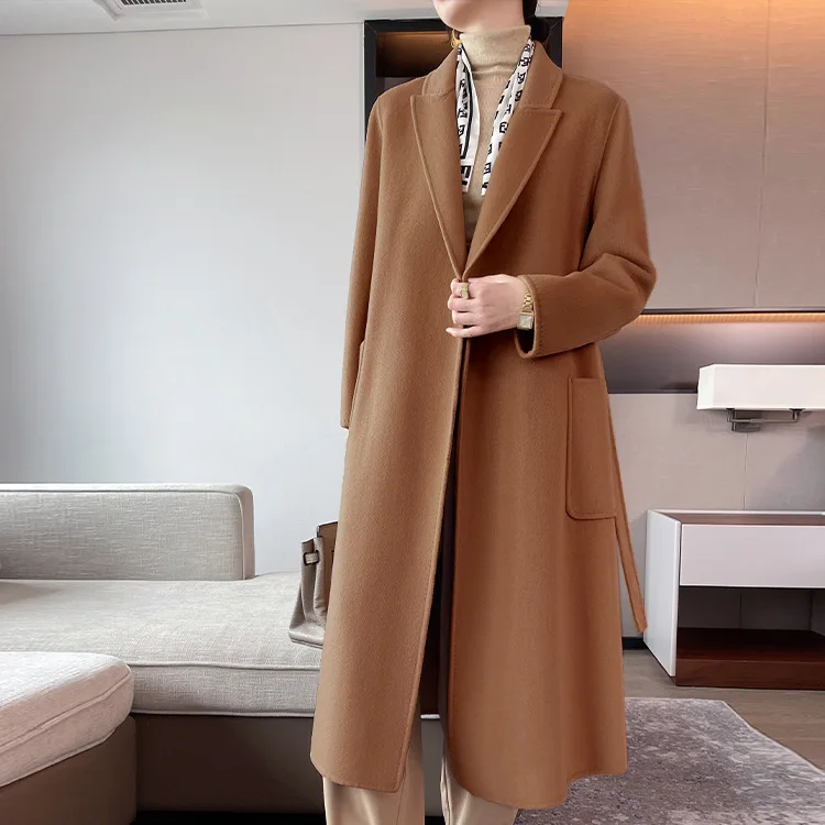 

Pure Cashmere Double-Sided Woolen Jacket Season Long Jacket Season Woolen Jacket Generation