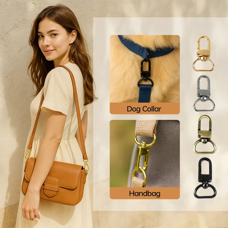 

5-30Pcs 13/16/19mm Metal Buckles Swivel Lobster Clasp Bag Strap Carabiner Clips Clasp Keychain Connect Snap Hook DIY Accessories