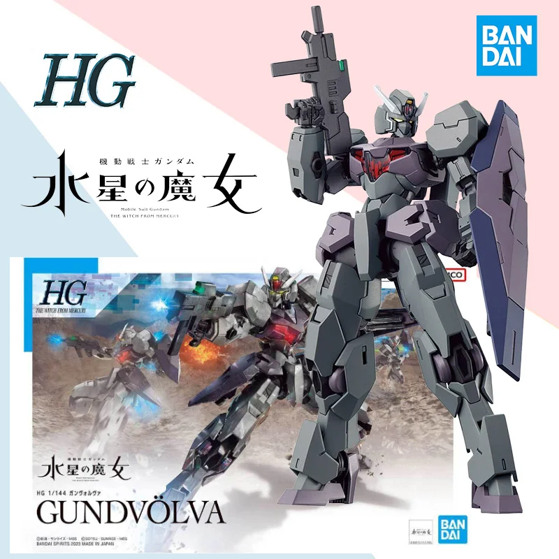 

Bandai Original HG 1/144 TWFM 24 EDM-GB GUNDVOLVA Anime Action Figure Assembly Model Toy Ornament Collection Gift for Children