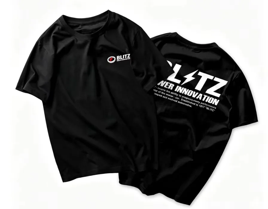 2026 Fashion New T-shirt Improved Classic Printed Short Sleeve Motorcycle Pattern Breathable Casual Men's T-shirt Large Size